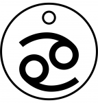 Pendant ZODIAC CANCER (CRAB) by eliteshungite.com