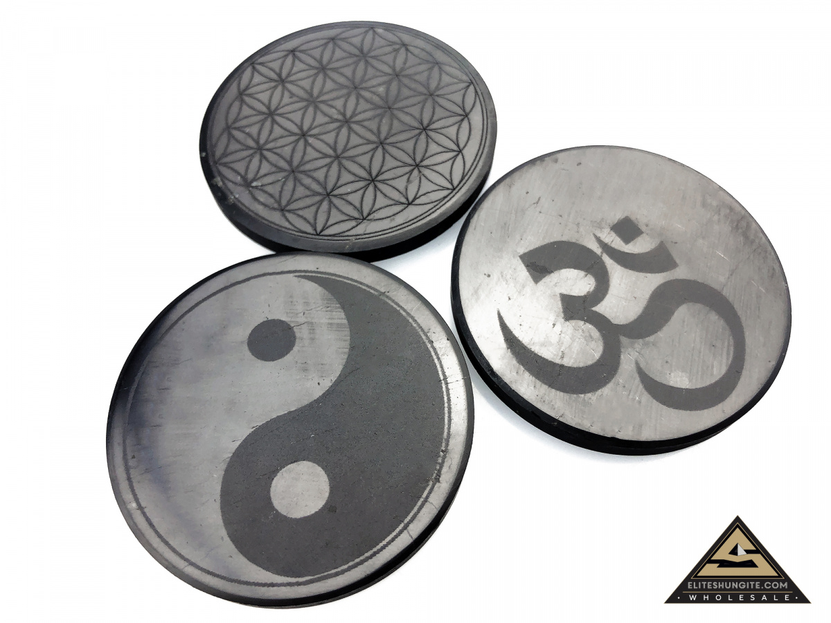 SHUNGITE SLICES CARVING | EliteShungite.com