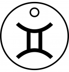 Pendant ZODIAC GEMINI (TWINS) by eliteshungite.com