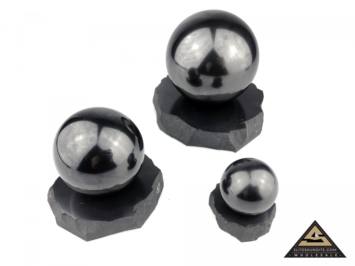 SHUNGITE BALL STANDS | EliteShungite.com