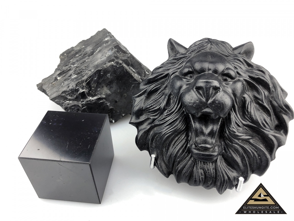 SHUNGITE LION HEAD | EliteShungite.com